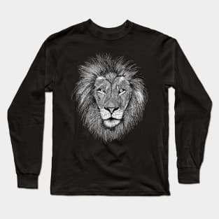 Hand drawn Lion Long Sleeve T-Shirt